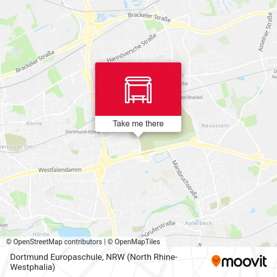 Карта Dortmund Europaschule