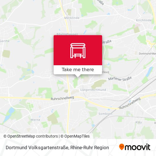 Dortmund Volksgartenstraße map