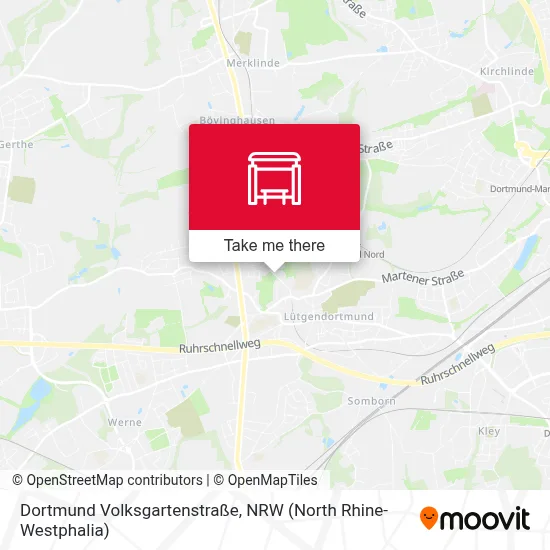 Dortmund Volksgartenstraße map