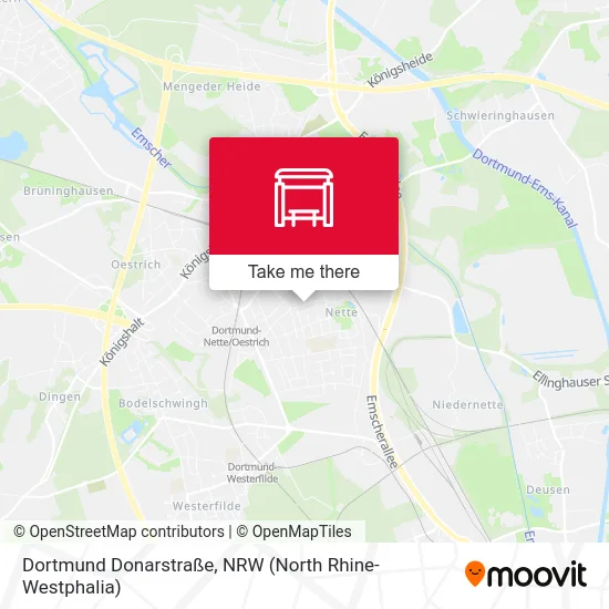 Dortmund Donarstraße map