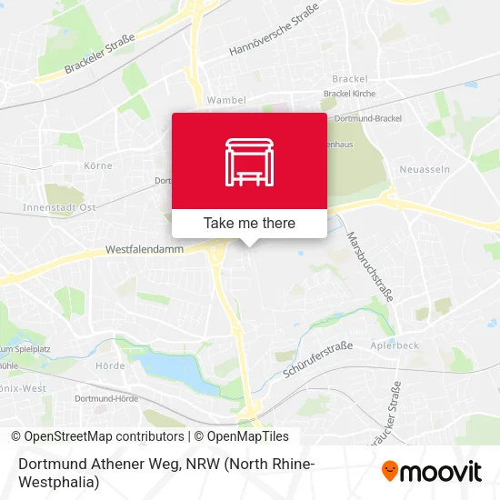 Карта Dortmund Athener Weg