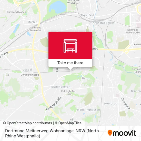 Карта Dortmund Meitnerweg Wohnanlage