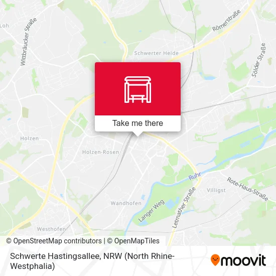 Карта Schwerte Hastingsallee