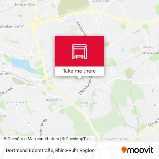 Dortmund Ederstraße map