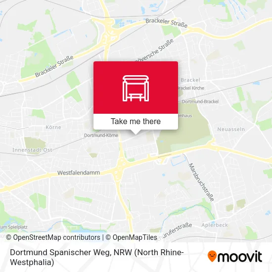 Карта Dortmund Spanischer Weg