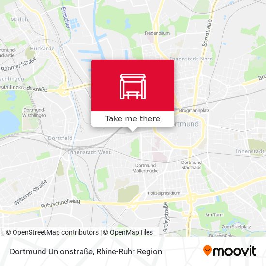Dortmund Unionstraße map