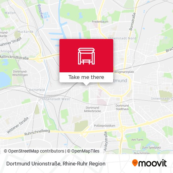 Dortmund Unionstraße map