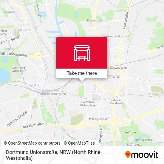 Карта Dortmund Unionstraße
