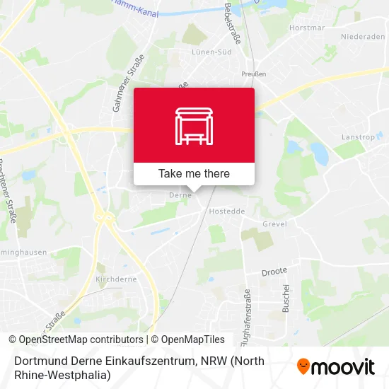 Карта Dortmund Derne Einkaufszentrum