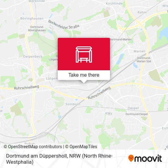 Карта Dortmund am Düppersholl
