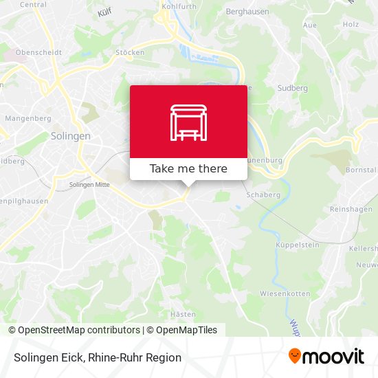 Solingen Eick map