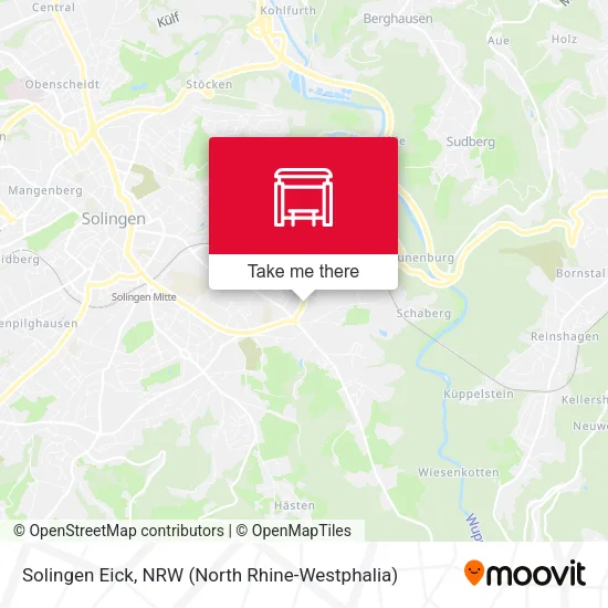 Карта Solingen Eick
