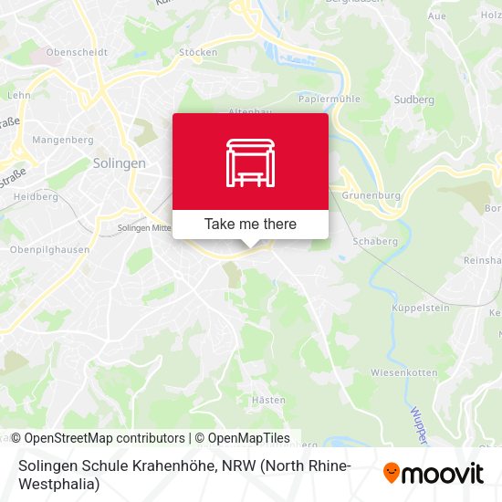 Карта Solingen Schule Krahenhöhe