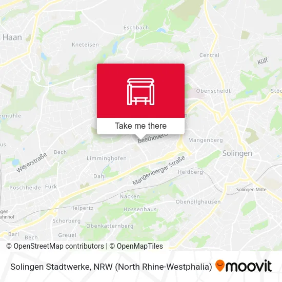 Карта Solingen Stadtwerke