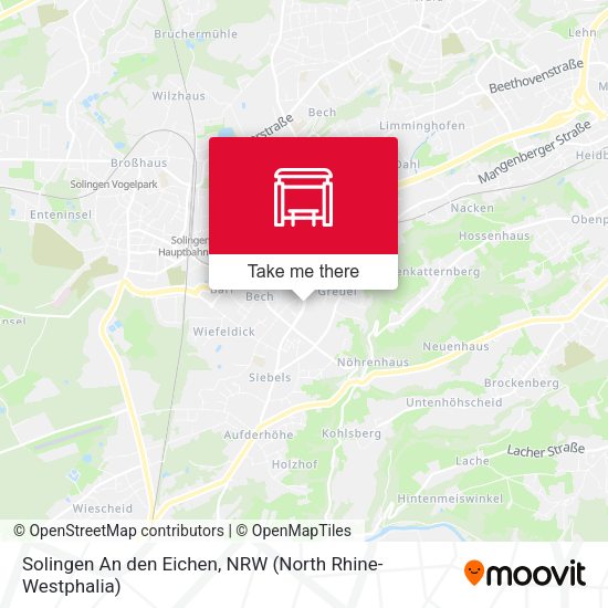 Карта Solingen An den Eichen
