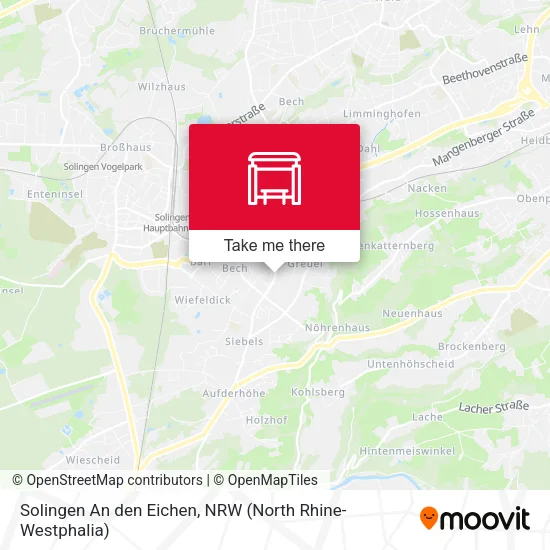 Карта Solingen An den Eichen