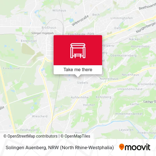 Карта Solingen Auenberg