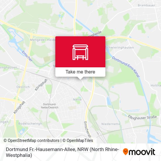Dortmund Fr.-Hausemann-Allee map