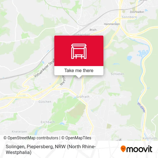 Solingen, Piepersberg map