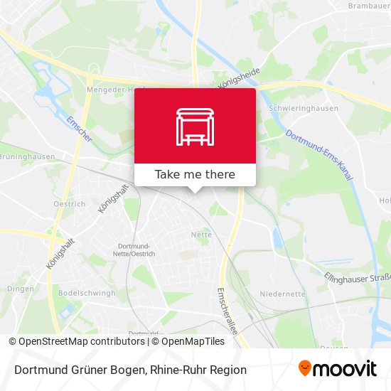 Dortmund Grüner Bogen map