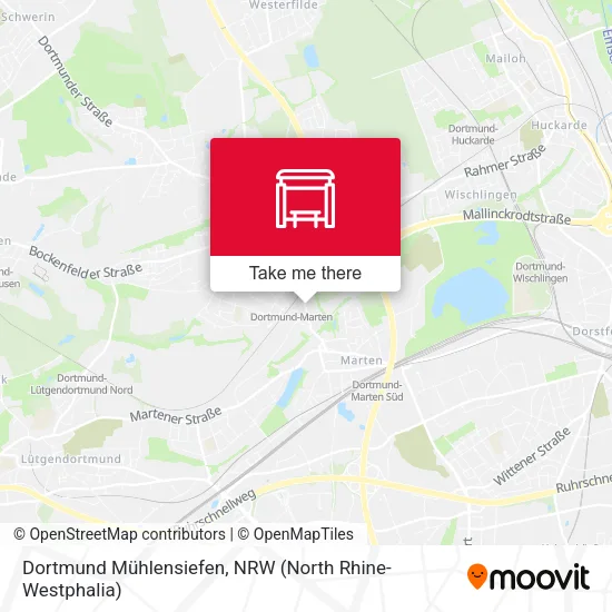 Карта Dortmund Mühlensiefen