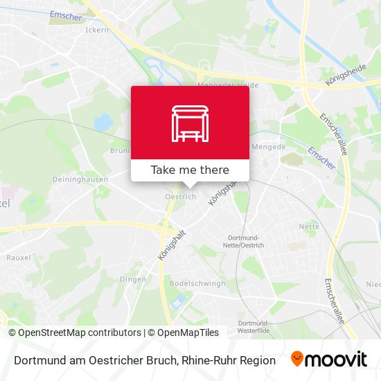 Dortmund am Oestricher Bruch map