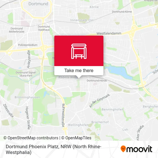 Карта Dortmund Phoenix Platz