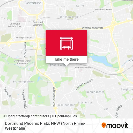 Карта Dortmund Phoenix Platz