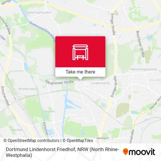 Dortmund Lindenhorst Friedhof map