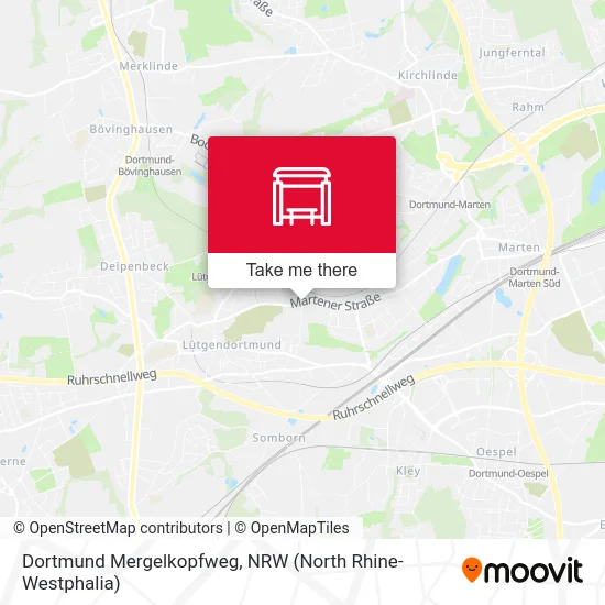 Dortmund Mergelkopfweg map