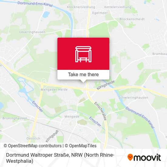 Dortmund Waltroper Straße map