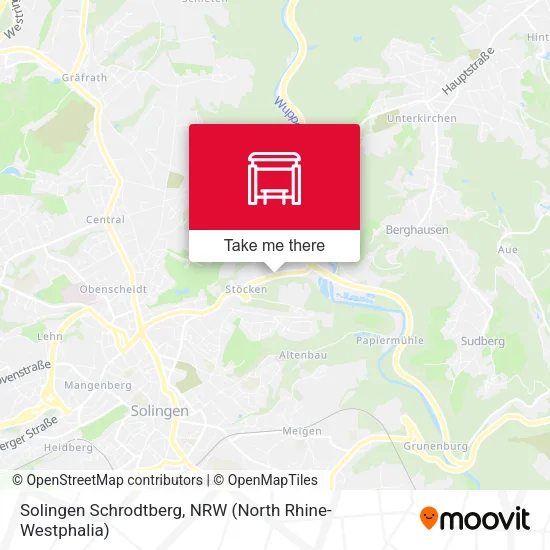 Карта Solingen Schrodtberg