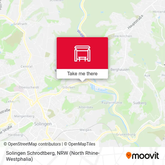 Solingen Schrodtberg map