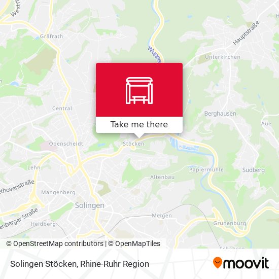 Solingen Stöcken map