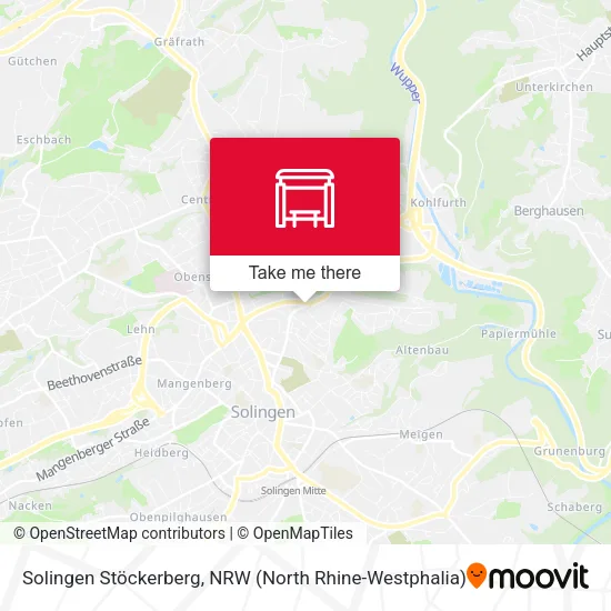 Карта Solingen Stöckerberg