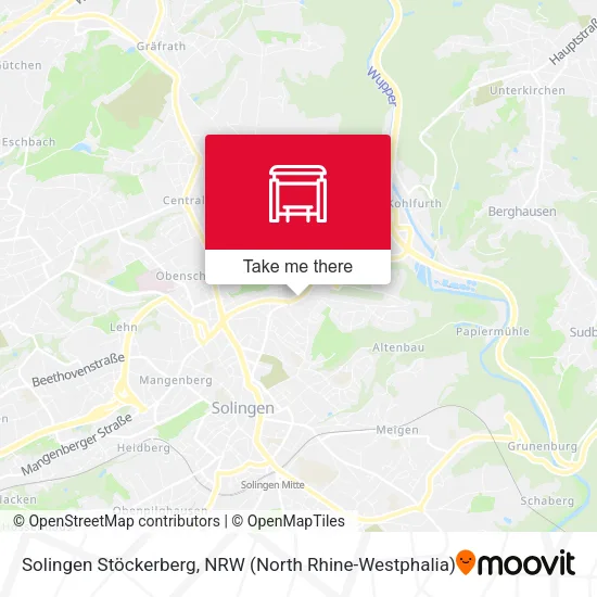 Карта Solingen Stöckerberg
