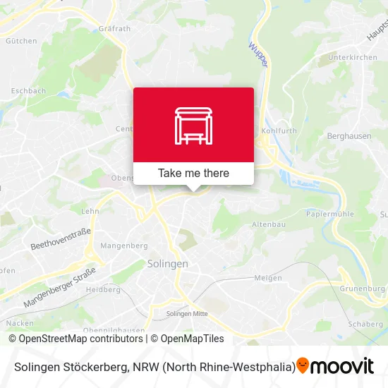 Solingen Stöckerberg map