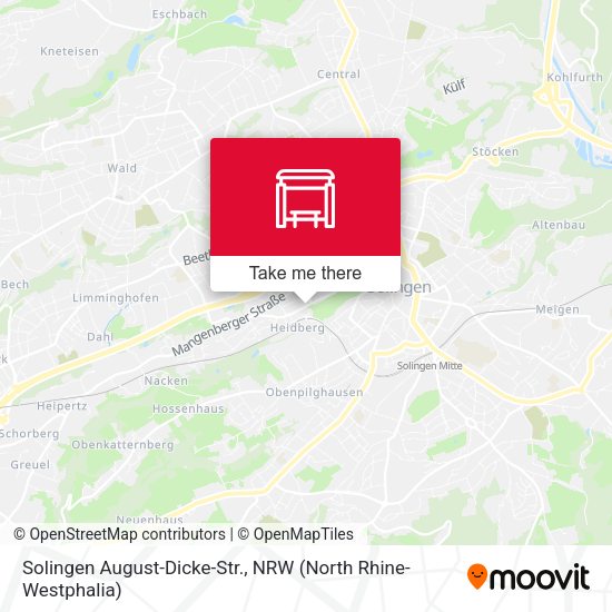Карта Solingen August-Dicke-Str.