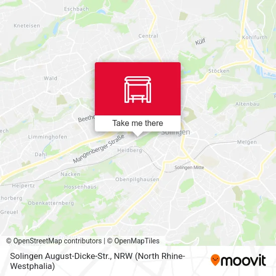 Карта Solingen August-Dicke-Str.