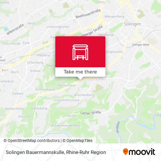 Solingen Bauermannskulle map