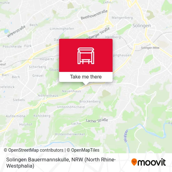 Карта Solingen Bauermannskulle