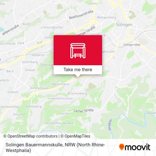 Карта Solingen Bauermannskulle