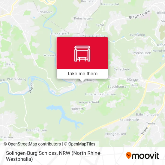 Solingen-Burg Schloss map