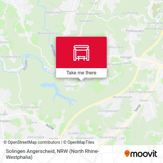 Карта Solingen Angerscheid