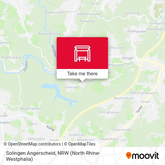 Карта Solingen Angerscheid