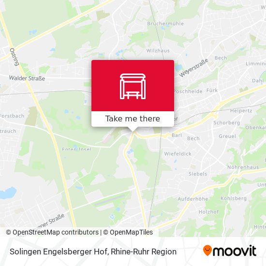 Solingen Engelsberger Hof map