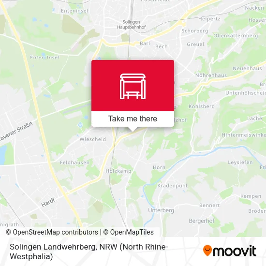 Карта Solingen Landwehrberg