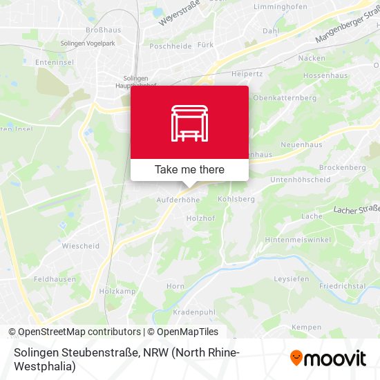 Solingen Steubenstraße map