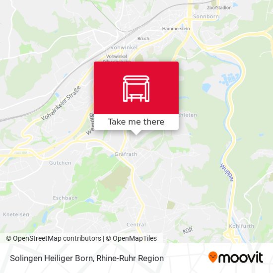 Solingen Heiliger Born map