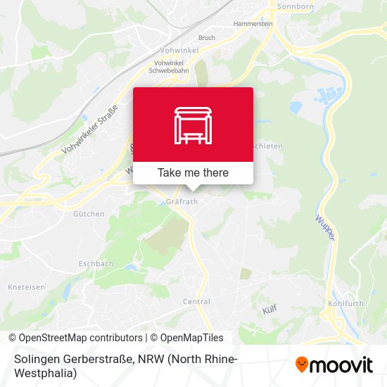 Solingen Gerberstraße map